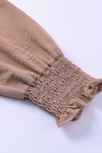 Load image into Gallery viewer, Tie Knot Puff Long Sleeve Romper