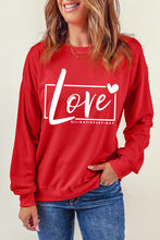 Load image into Gallery viewer, Valentine's Day Love Graphic Sweatshirt