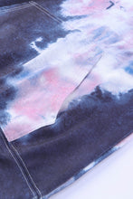 Load image into Gallery viewer, Multicolor Kangaroo Pocket Pullover Tie-dye Hoodie