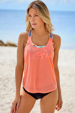Load image into Gallery viewer, Printed Splicing Racerback Tankini