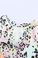 Load image into Gallery viewer, Dyed Notch V Neck Blouse