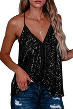Load image into Gallery viewer, Sequin Racerback Tank