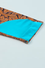 Load image into Gallery viewer, Western Print Color Block Plus Size Hoodie