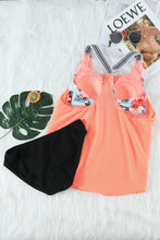 Load image into Gallery viewer, Printed Splicing Racerback Tankini