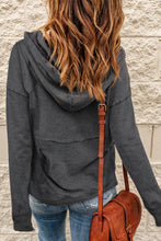 Load image into Gallery viewer, Zipped Front Stitching Hooded Sweatshirt