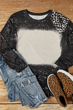 Load image into Gallery viewer, Retro Bleached Leopard Spot Pullover