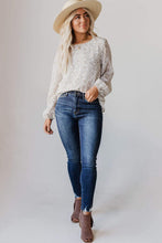 Load image into Gallery viewer, Crew Neck Long Sleeve Blouse