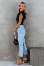 Load image into Gallery viewer, Dotty Mesh Ruffle Sleeve Ribbed Knit Top