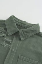 Load image into Gallery viewer, Ripped Denim Jacket