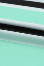 Load image into Gallery viewer, Striped Drawstring Long Sleeve Hoodie