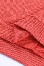 Load image into Gallery viewer, Waffle Knit Side Slit Pullover Top
