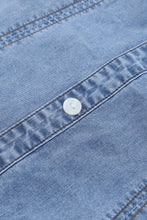 Load image into Gallery viewer, Buttoned Denim Bodycon Mini Dress