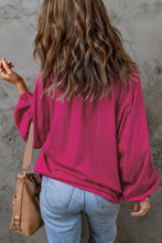 Load image into Gallery viewer, Split V Neck Dolman Top