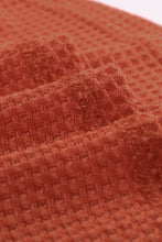 Load image into Gallery viewer, Contrast Eyelet Thermal Knit Top