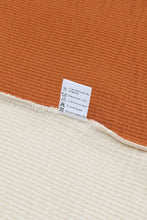 Load image into Gallery viewer, Patchwork Color Block Ribbed Long Sleeve Top