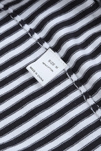 Load image into Gallery viewer, Contrast Trimmed Striped Drop Shoulder Sweater