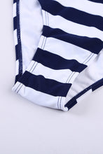 Load image into Gallery viewer, Tankini with Stripes Patchwork