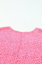 Load image into Gallery viewer, Oversized Leopard Puff Sleeve Blouse