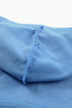 Load image into Gallery viewer, Casual Button Solid Patchwork Trim Hoodie