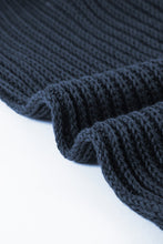 Load image into Gallery viewer, Dark Blue Dew Shoulder Juliette Knitted Sweater