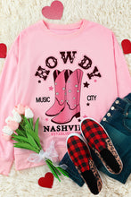 Load image into Gallery viewer, HOWDY NASHVILLE Vintage Western Graphic Sweatshirt