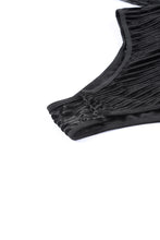 Load image into Gallery viewer, Sheer Dotty Long Sleeve Ribbed Velvet Bodysuit