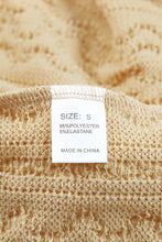 Load image into Gallery viewer, Khaki Solid Color Puffy Sleeve Textured Knit Top