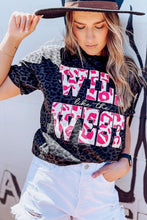 Load image into Gallery viewer, WILD like the WEST Leopard Tee