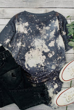 Load image into Gallery viewer, Multicolor LIGHT Letter Leopard Print Color Block Short Sleeve Top