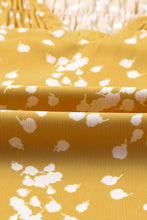 Load image into Gallery viewer, Split Neck Fall Printed Crinkled Blouse