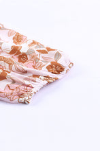 Load image into Gallery viewer, Floral Print Bow Knot Backless Square Neck Mini Dress