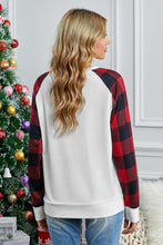 Load image into Gallery viewer, Buffalo Plaid Long Sleeve Sweatshirt