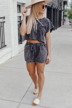 Load image into Gallery viewer, Acid Washed Short Lounge Set