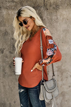 Load image into Gallery viewer, Contrast Eyelet Thermal Knit Top