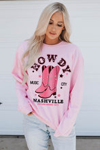 Load image into Gallery viewer, HOWDY NASHVILLE Vintage Western Graphic Sweatshirt