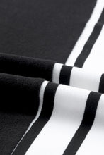 Load image into Gallery viewer, Plaid Print Leopard Splicing Striped Color Block Long Sleeve Top