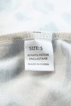 Load image into Gallery viewer, Print Color Block Pocketed Drawstring Hoodie