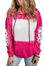 Load image into Gallery viewer, Leopard Bleached Hoodie with Pocket