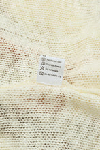 Load image into Gallery viewer, Beige Chevron Striped Drop Shoulder Sweater