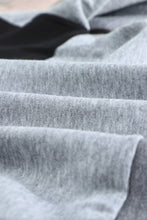 Load image into Gallery viewer, Colorblock Black Contrast Stitching Sweatshirt with Slits