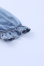 Load image into Gallery viewer, Buttoned Denim Bodycon Mini Dress