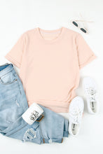 Load image into Gallery viewer, Solid Color Crew Neck Tee