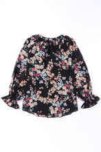 Load image into Gallery viewer, Wildflower Print Chiffon Blouse