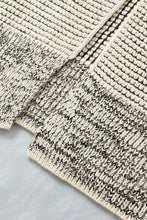 Load image into Gallery viewer, Plaid Knitted Long Open Front Cardigan