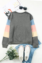 Load image into Gallery viewer, Colorblock Long Sleeve Pullover Sweatshirt