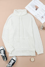 Load image into Gallery viewer, Cowl Neck Textured Sweatshirt