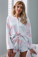 Load image into Gallery viewer, Tie Dye Knit Pajamas Set