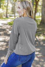 Load image into Gallery viewer, Ribbed Zip Knit Top