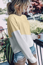 Load image into Gallery viewer, Patchwork Dropped Shoulder Sweatshirt
