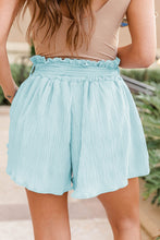 Load image into Gallery viewer, Ruffled Waist Pleated Shorts with Belt
